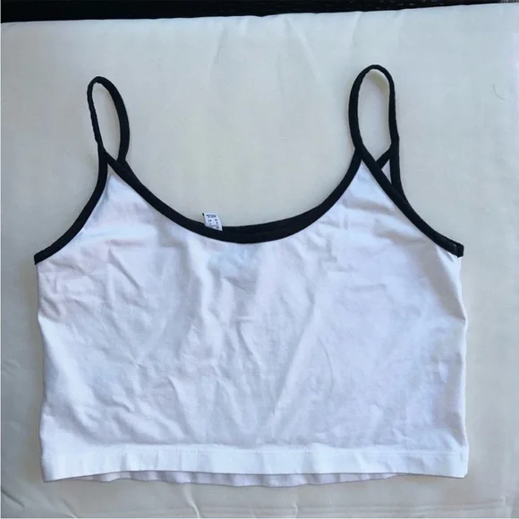 Women’s White/Black Tank Top Adidas Small - Picture 4 of 4